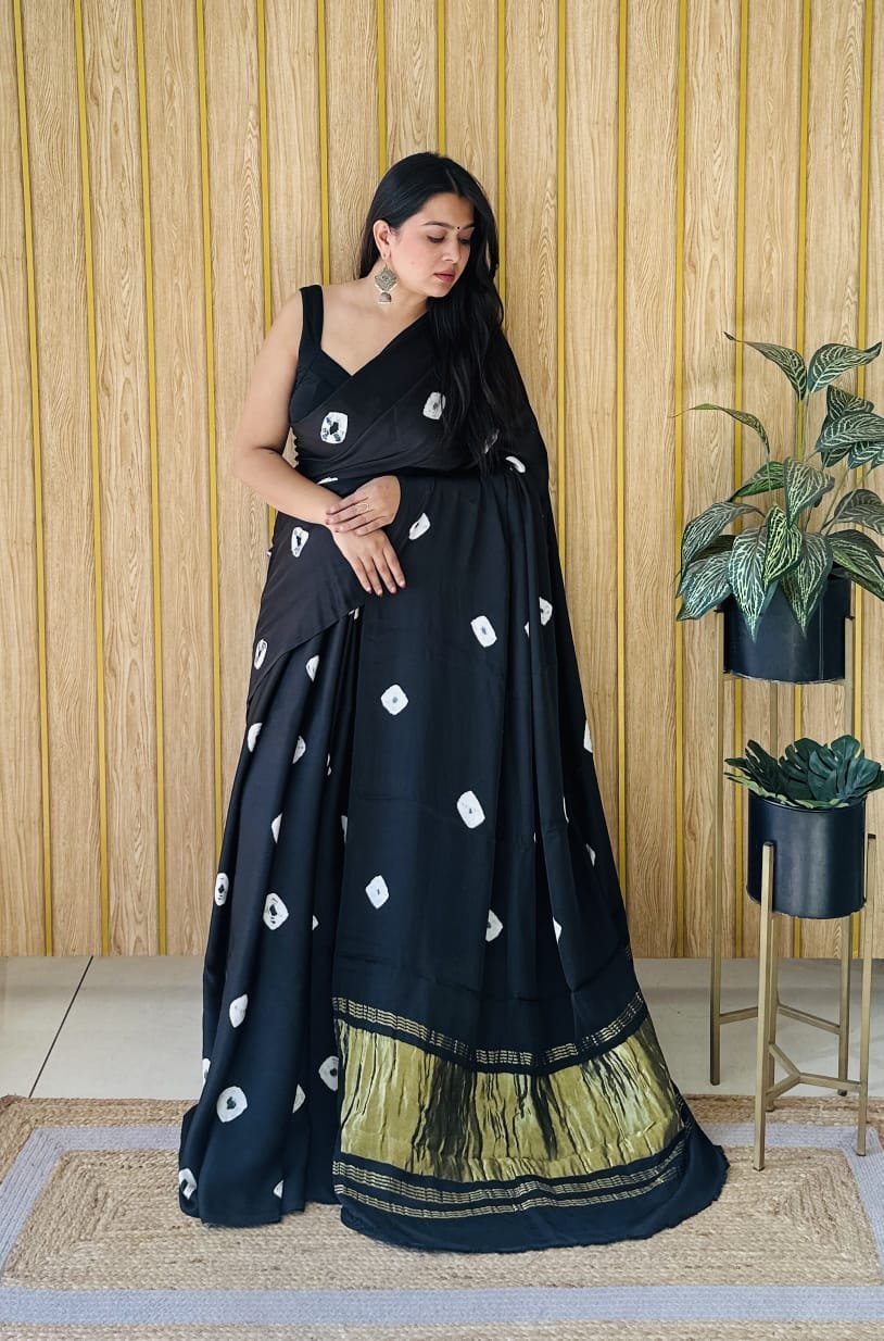 Modal Silk Saree - Image 8