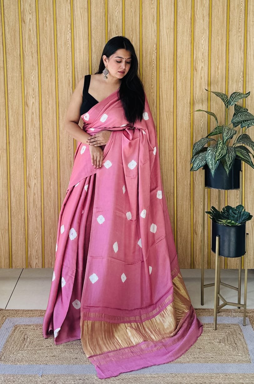 Modal Silk Saree - Image 6