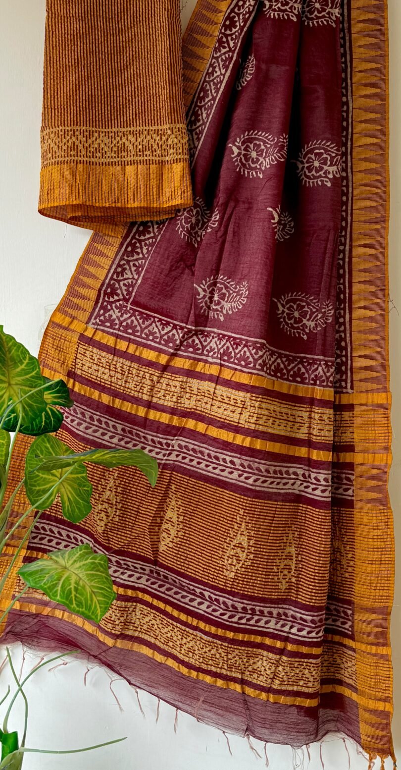 Temple Border Cotton Silk - Image 3