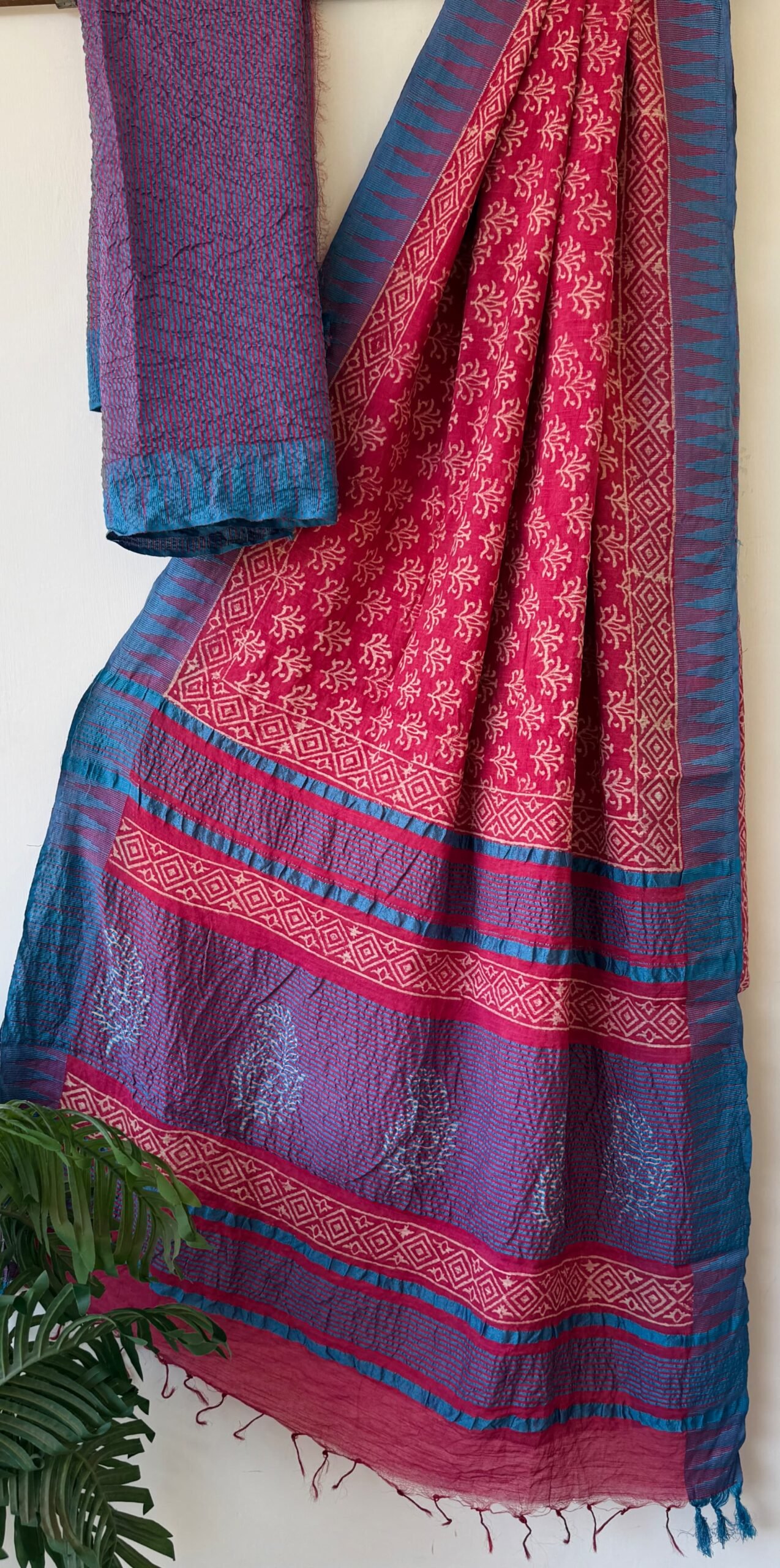 Temple Border Cotton Silk