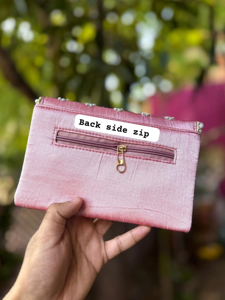 Peacock clutch and sling - Image 9